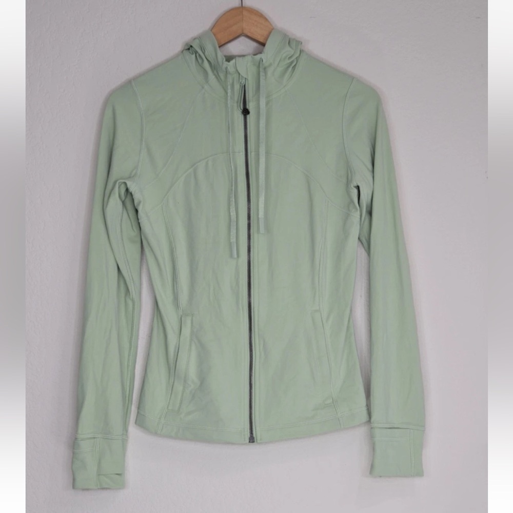 Lululemon Hooded Define Jacket *Nulu Creamy Mint Size 8 Womens